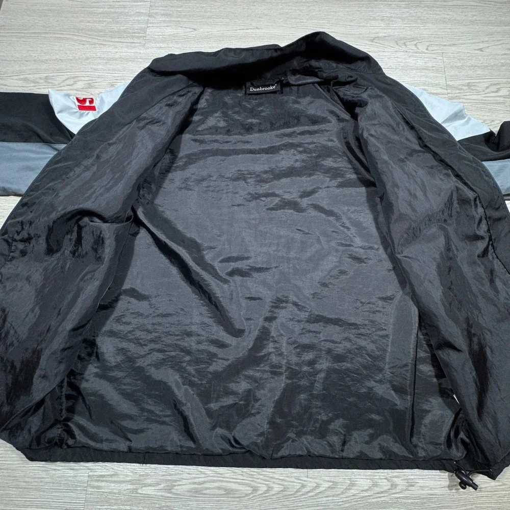 Dunbrooke Mens‎ San Francisco 49ers Windbreaker Jacket Black Grey White XL SF
